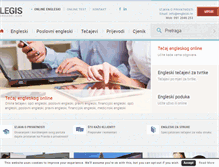 Tablet Screenshot of engleski.hr